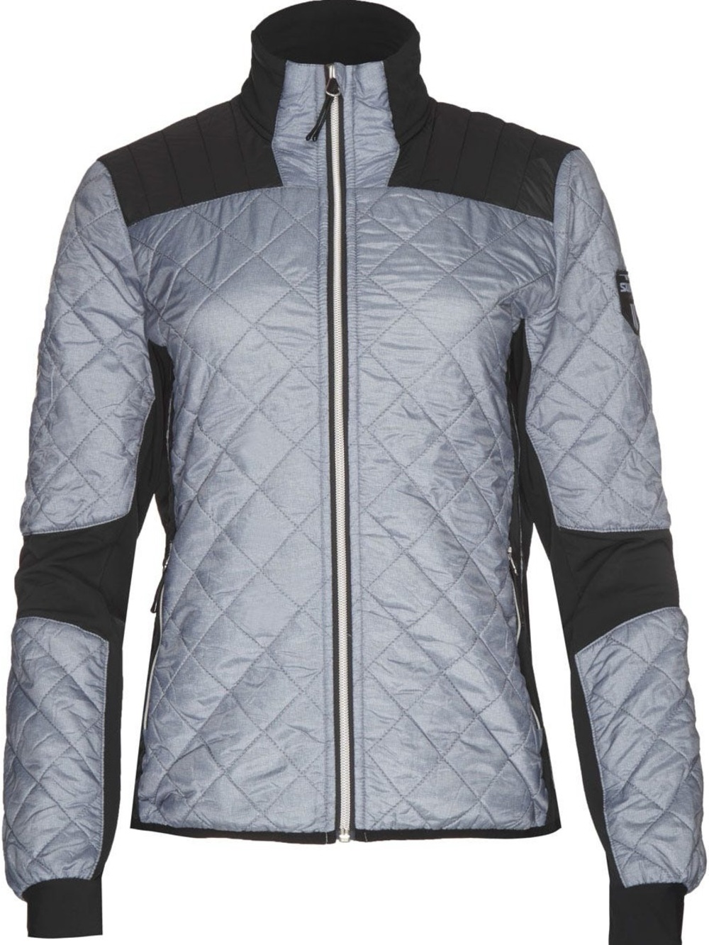 NWOT SWIX Women's Quilted Ski Jacket with Black Panels, Back and Side Pockets